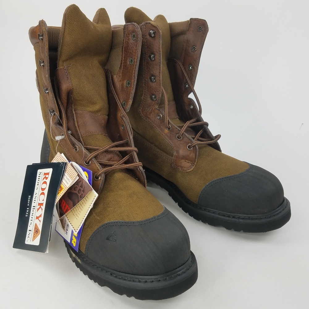 Rocky Boot 6585 Size 13 M Steel Toe Goodyear Sole